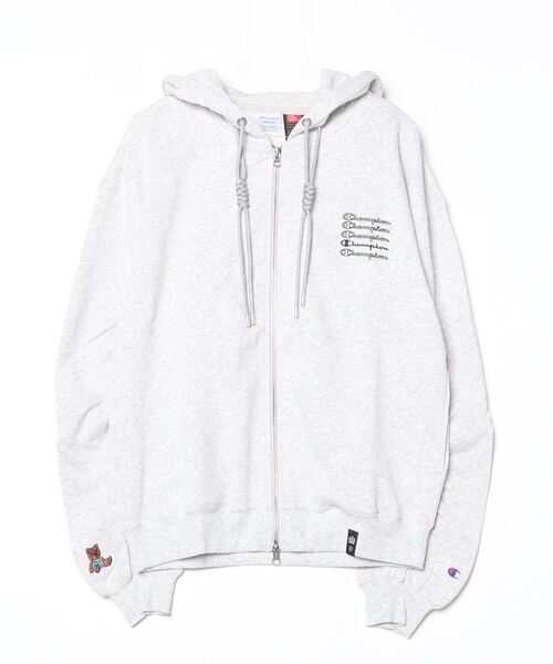 セール】Champion×DSC Zip Hooded Sweat Shirt（パーカー）｜DOUBLE