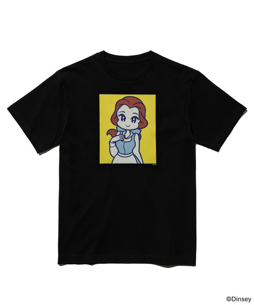 Disney(ディズニー)の「Belle / T-shirt Designed byCONIX(Tシャツ/カットソー・メンズ・ホワイト/ブラック・MEDIUM/XX-LARGE/X-LARGE/LARGE)」の1枚目の写真