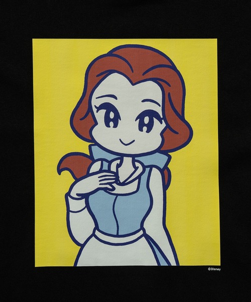 Disney(ディズニー)の「Belle / T-shirt Designed byCONIX(Tシャツ/カットソー・メンズ・ホワイト/ブラック・MEDIUM/XX-LARGE/X-LARGE/LARGE)」の7枚目の写真