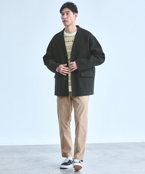 green label relaxing(グリーンレーベルリラクシング)の「ウール ナイロン リバー ジャコット アウター(その他アウター・メンズ・ダークグリーン/ネイビー・S/M/L/XL)」の19枚目の写真