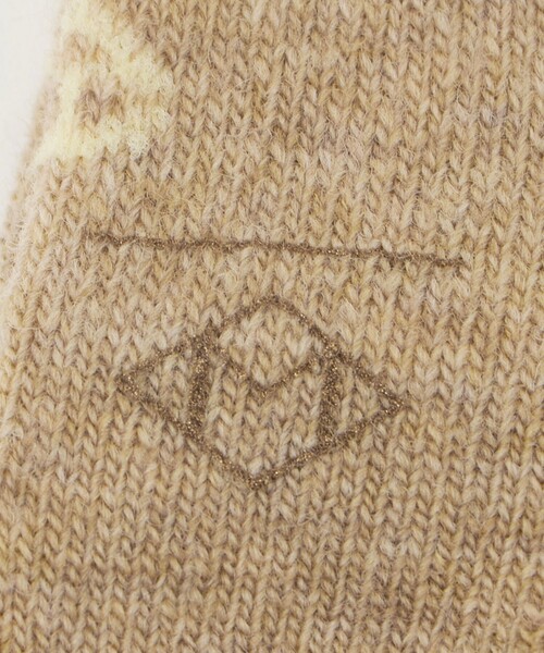 Steven Alan（スティーブンアラン）の「＜MARCOMONDE＞TURKEY PATTERN SOCKS2/ソックス（ソックス/靴下・レディース・ライム/ベージュ・FREE）」の4枚目の写真