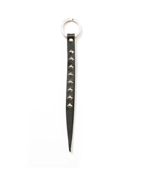 CALEE/キャリー STUDS LEATHER KEY HOLDER キーホルダー（キーホルダー