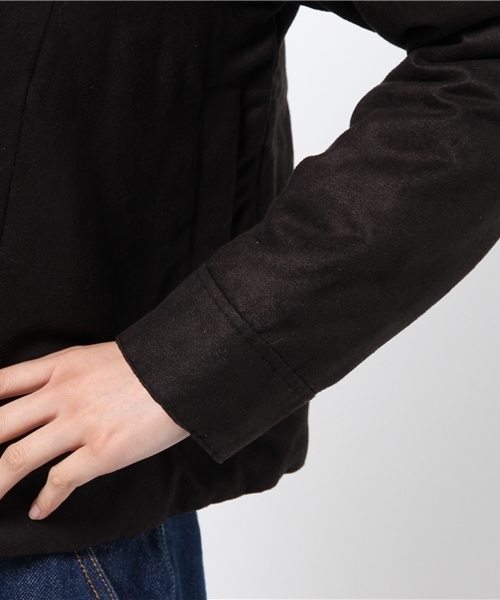 WHO'S WHO gallery（フーズフーギャラリー）の「【A,nam】ファースウェードブルゾン（ブルゾン・レディース・モカ/ブラック・FREE）」の7枚目の写真