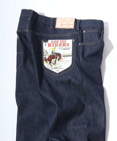 Lee（リー）の「2025AW Lee/リー【101 100周年記念】ANNIVERSARY RIDERS101 STRAIGHT ライダース ストレートデニムパンツ（デニムパンツ・メンズ・ノンウォッシュ・L/XL/M）」の14枚目の写真
