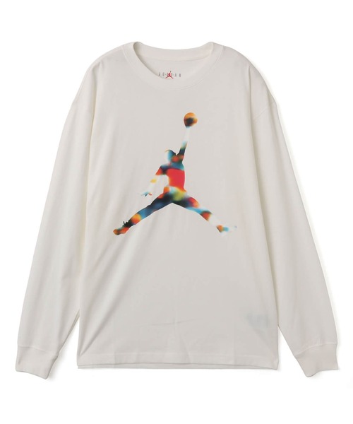 JORDAN BRAND(ジョーダンブランド)の「JORDAN BRAND M J FLT MTNSIDE GFX LS CREW / ジョーダン ブランド ジョーダン FLT MTNSIDE GFX L/S クルー / NIKE【SP】(Tシャツ/カットソー・メンズ・ホワイト・S/M/L/XL/XXL)」の3枚目の写真
