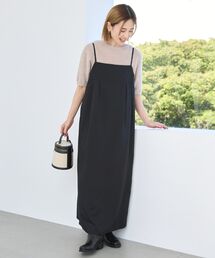 AMERICAN HOLIC | タック切替キャミワンピース(ワンピース)