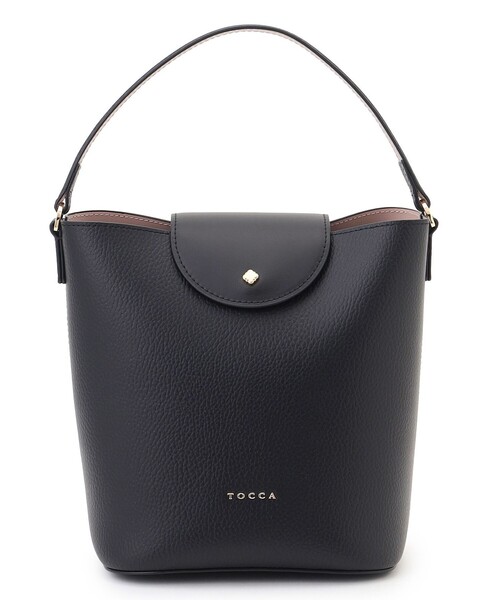 TOCCA(トッカ)の「PETAL SILHOUETTE LEATHER BAG レザーバッグ(ハンドバッグ・レディース・ブラック系/ベージュ系/アイボリー系・F)」の17枚目の写真