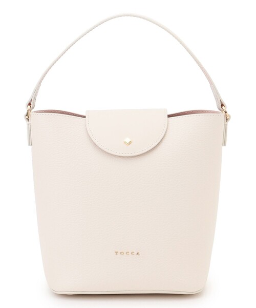 TOCCA(トッカ)の「PETAL SILHOUETTE LEATHER BAG レザーバッグ(ハンドバッグ・レディース・ブラック系/ベージュ系/アイボリー系・F)」の20枚目の写真