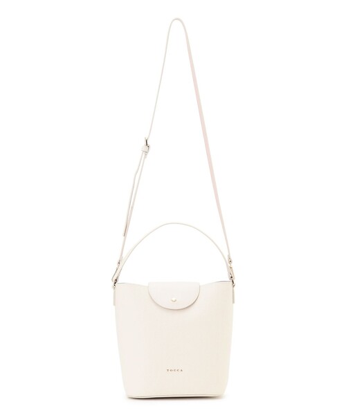 TOCCA(トッカ)の「PETAL SILHOUETTE LEATHER BAG レザーバッグ(ハンドバッグ・レディース・ブラック系/ベージュ系/アイボリー系・F)」の21枚目の写真