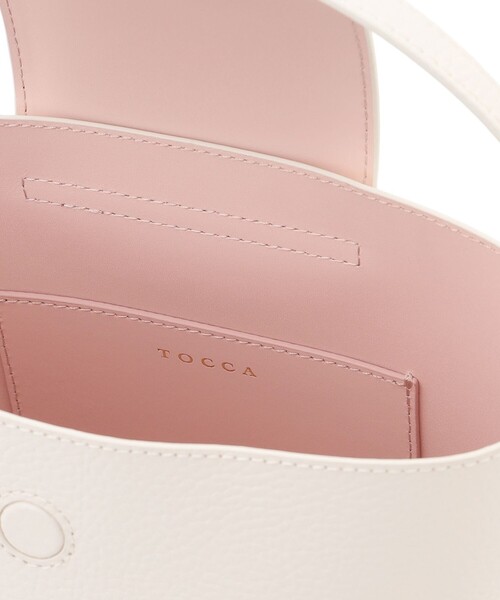 TOCCA(トッカ)の「PETAL SILHOUETTE LEATHER BAG レザーバッグ(ハンドバッグ・レディース・ブラック系/ベージュ系/アイボリー系・F)」の22枚目の写真
