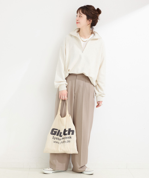 ウォッシャブル / Champion/チャンピオン CVC French Terry HALF ZIP