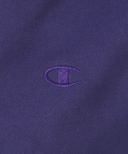 Champion(チャンピオン)の「ウォッシャブル / Champion/チャンピオン CVC French Terry HALF ZIP SWEAT(スウェット・レディース・チャコールグレー/ナチュラル/ブルー系その他/ブラック・FREE)」の16枚目の写真