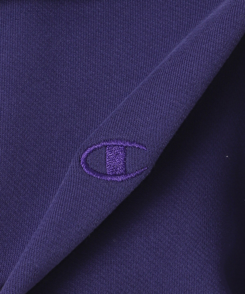 Champion(チャンピオン)の「ウォッシャブル / Champion/チャンピオン CVC French Terry HALF ZIP SWEAT(スウェット・レディース・チャコールグレー/ナチュラル/ブルー系その他/ブラック・FREE)」の17枚目の写真