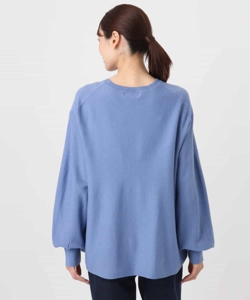 MK MICHEL KLEIN(エムケーミッシェルクラン)の「フレアーシルエットチュニックニット/洗える(ニット/セーター・レディース・グレー/ブラック/ベージュ/ライトブルー・38)」の16枚目の写真