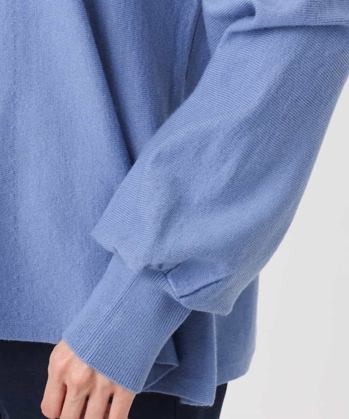 セール】フレアーシルエットチュニックニット/洗える（ニット/セーター