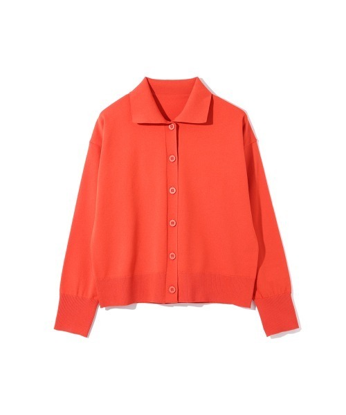 ketty(ケティ)の「スポンディッシュポロニットトップス≪手洗い可能≫(ニット/セーター・レディース・レッド/ネイビー/オフホワイト・M)」の18枚目の写真