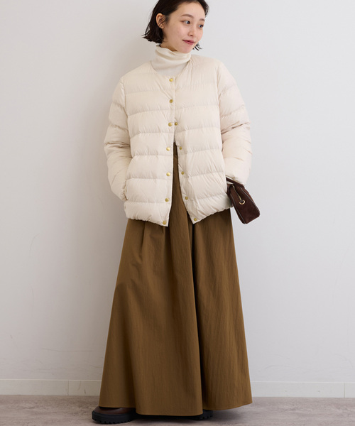 Traditional Weatherwear(トラディショナルウェザーウェア)の「別注【TRADITIONAL WEATHERWEAR】 ARKLEY DOWN PA:ダウンジャケット(ダウンジャケット/コート・レディース・アイボリー/ブラック/ベージュ・36/34)」の12枚目の写真