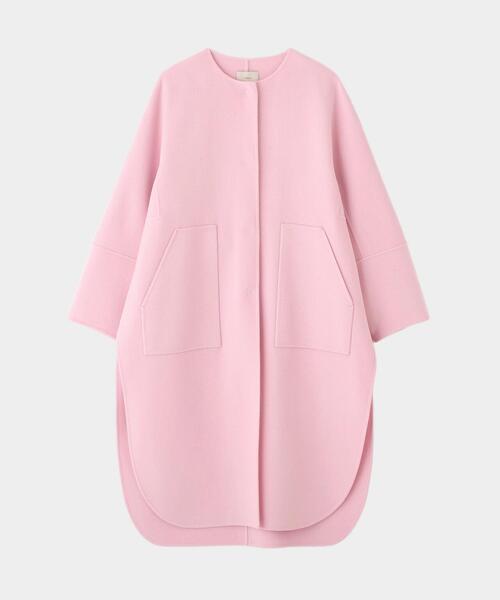 ◇ソフトウールリバーコート（ノーカラーコート）｜LE PHIL（ルフィル