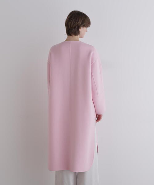 ◇ソフトウールリバーコート（ノーカラーコート）｜LE PHIL（ルフィル