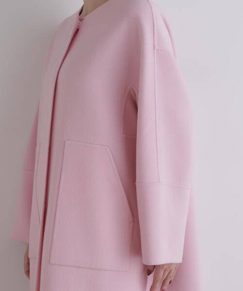 ◇ソフトウールリバーコート（ノーカラーコート）｜LE PHIL（ルフィル