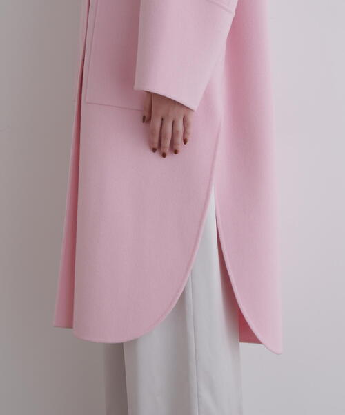 ◇ソフトウールリバーコート（ノーカラーコート）｜LE PHIL（ルフィル