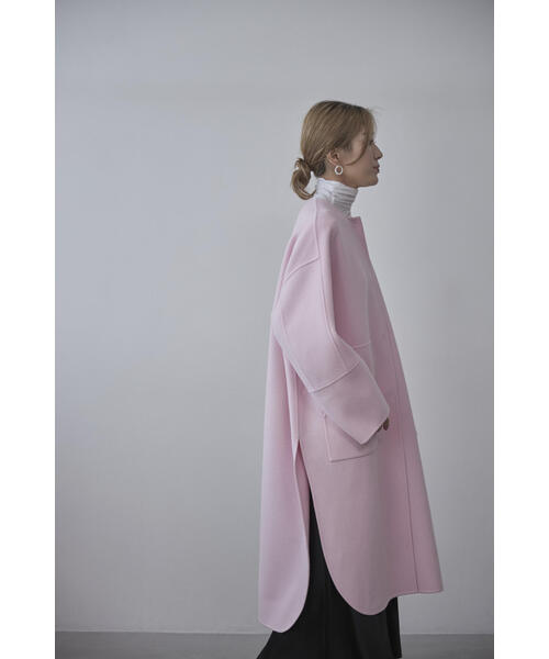 ◇ソフトウールリバーコート（ノーカラーコート）｜LE PHIL（ルフィル