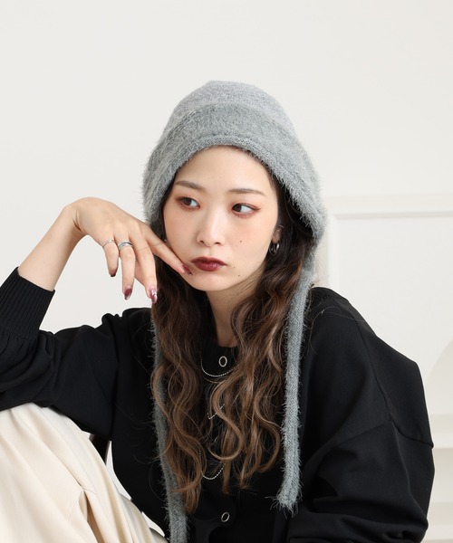 新品未使用　A&G スワロフスキーmade in japanニットキャップ A&G - 新品未使用 A&G スワロフスキーmade in japanニット