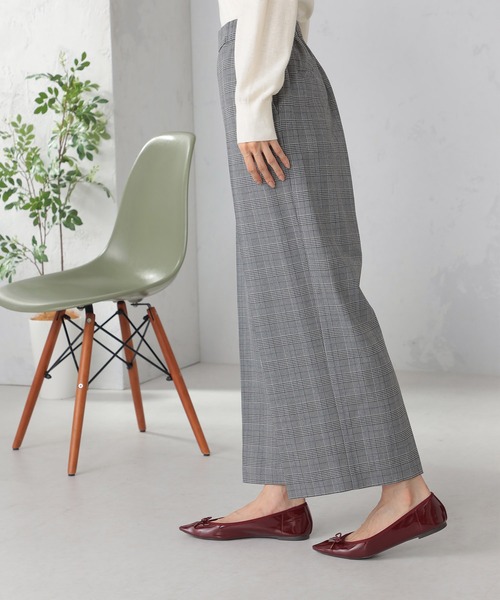 GALLORIA（ギャローリア）の「【キレメクパンツ】2WAYストレッチ　ワイドパンツ（その他パンツ・レディース・ブラック/モカ/ネイビー・M/S/LL/L）」の5枚目の写真