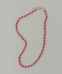 SMELLY | カラーオーバルビーズネックレス(ネックレス)