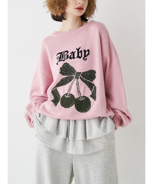 10/10まで値下げ】マーキュリーデュオ ベリエちゃんジャガードニット