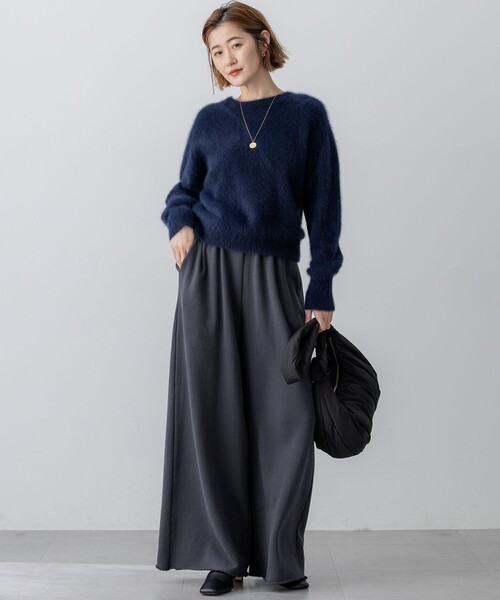 フォックスカシミヤファー ショート丈 ニット（ニット/セーター）｜23