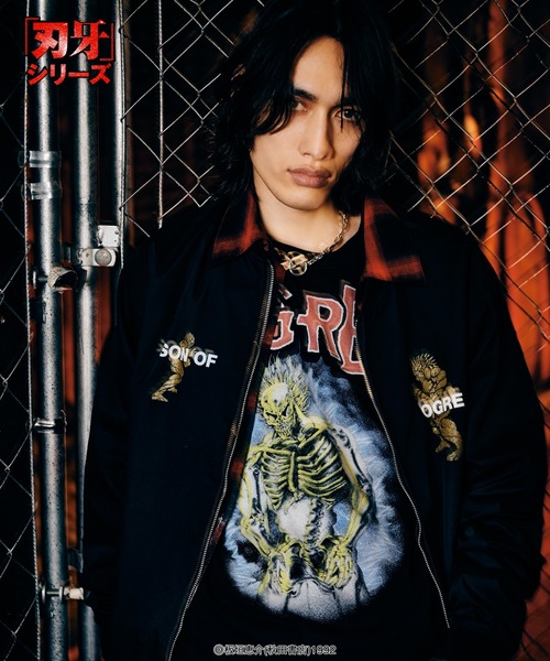 glamb(グラム)の「Baki & Yujiro Blouson / バキ&ユウジロウブルゾン(ブルゾン・メンズ・ブラック・M/L/XL)」の14枚目の写真