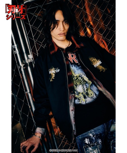 glamb(グラム)の「Baki & Yujiro Blouson / バキ&ユウジロウブルゾン(ブルゾン・メンズ・ブラック・M/L/XL)」の16枚目の写真