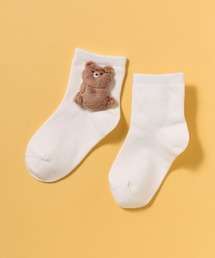 [キッズ]だっこ動物マスコット付きソックス