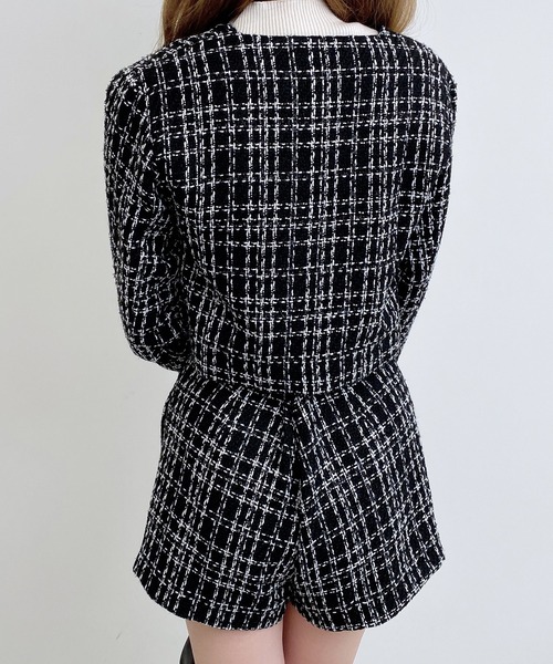 INGNI（イング）の「ツイードショートパンツ(セットアップ対応)（その他パンツ・レディース・ホワイト系その他7/ブラック系その他7・FREE）」の7枚目の写真