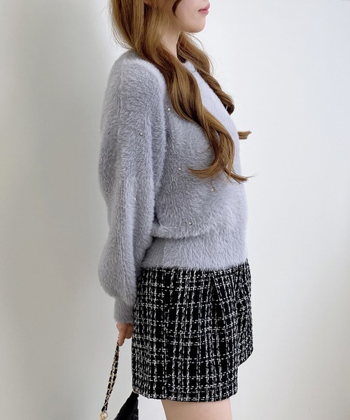 INGNI（イング）の「ツイードショートパンツ(セットアップ対応)（その他パンツ・レディース・ホワイト系その他7/ブラック系その他7・FREE）」の20枚目の写真