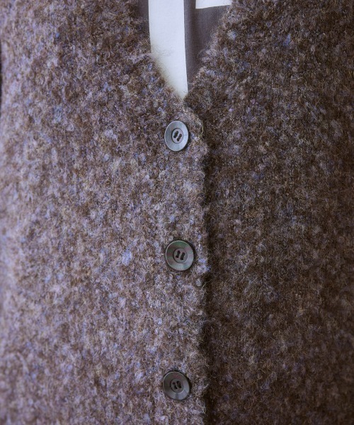 SMILE LAND（スマイルランド）の「＜大きいサイズ＞ミックスループヤーンカーディガン（カーディガン/ボレロ・レディース・ブルー系/グレー系・L/LL/3L/4L/5L）」の17枚目の写真