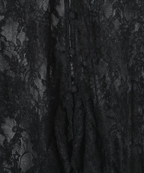 JEANASIS(ジーナシス)の「Wフリルヘムレースブラウス/605842(シャツ/ブラウス・レディース・ブラック/ホワイト・FREE)」の9枚目の写真