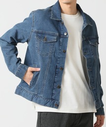 HANES（ヘインズ）の「【HANES/ヘインズ】ストレッチ デニムジャケット / レギュラーフィット  Gジャン（デニムジャケット）」