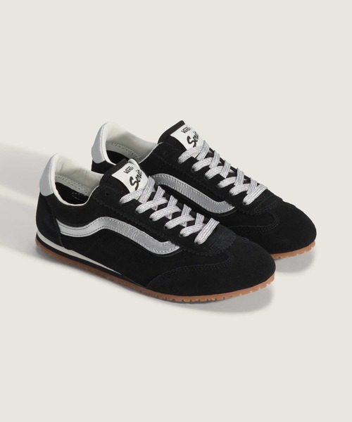 VANS(バンズ)の「スーパーロープロ / Super Lowpro SUEDE BLACK/SILVE / VN000E89YG41(スニーカー・メンズ・ブラック×シルバー・4/4.5/5/5.5/6/6.5/7/7.5/8/8.5/9/9.5/10/10.5/11/11.5/12)」の2枚目の写真