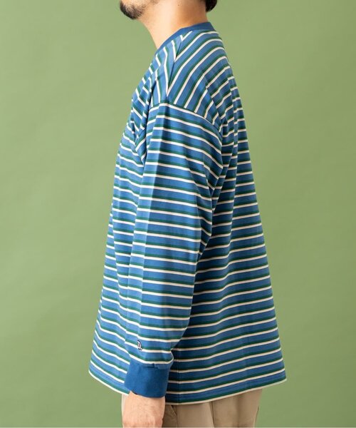 and D. petit main(アンドディープティマイン)の「【親子リンク】【DAD】アソートボーダーワイドロンT(Tシャツ/カットソー・レディース・ブラック/グリーン・F)」の6枚目の写真