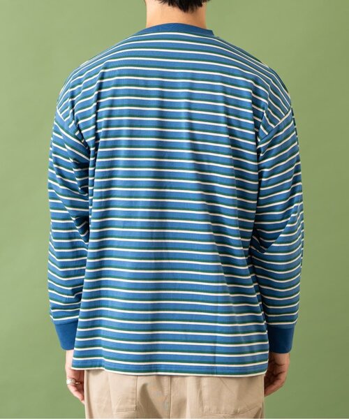 and D. petit main(アンドディープティマイン)の「【親子リンク】【DAD】アソートボーダーワイドロンT(Tシャツ/カットソー・レディース・ブラック/グリーン・F)」の7枚目の写真