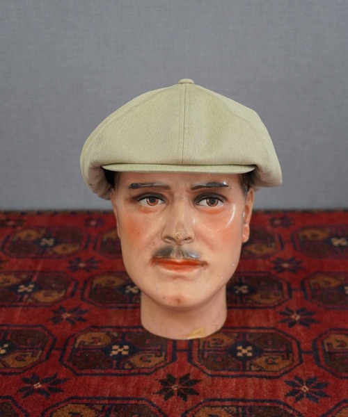 MRFATMAN（ミスターファットマン）の「Herringbone casquette（キャスケット・メンズ・ブラック/ブラウン/ベージュ・M/L/XL）」の4枚目の写真