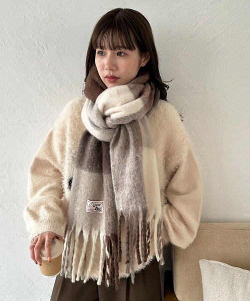 セール】太フリンジストール（マフラー）｜DISCOAT（ディスコート）の