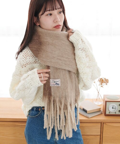 太フリンジストール（マフラー）｜DISCOAT（ディスコート）の