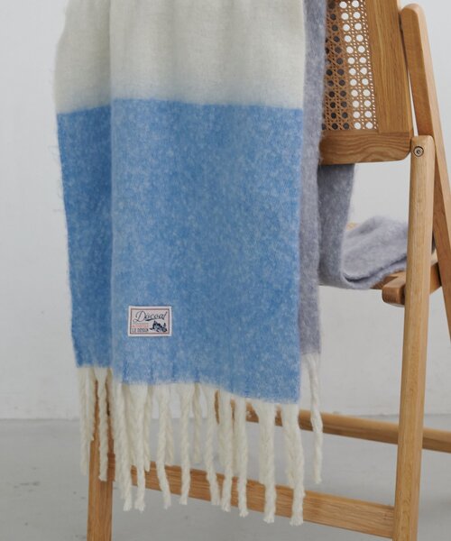 DISCOAT（ディスコート）の「太フリンジストール（マフラー・レディース・アイボリー/グレー/ブラウン/モカ/ブルー/ネイビー/レッド・FREE）」の13枚目の写真