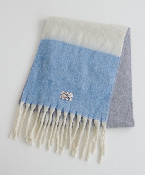 DISCOAT（ディスコート）の「太フリンジストール（マフラー・レディース・アイボリー/グレー/ブラウン/モカ/ブルー/ネイビー/レッド・FREE）」の20枚目の写真