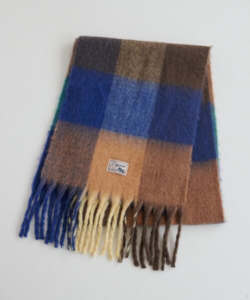 DISCOAT（ディスコート）の「太フリンジストール（マフラー・レディース・アイボリー/グレー/ブラウン/モカ/ブルー/ネイビー/レッド・FREE）」の21枚目の写真