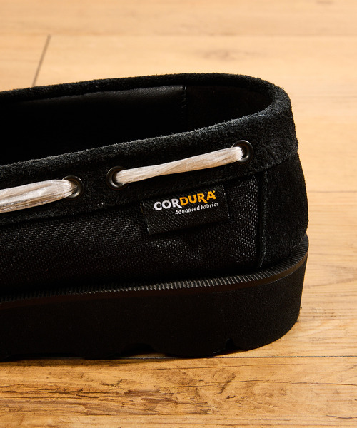 Tomo & Co(トモアンドシーオー)の「Tomo&Co トモアンドシーオー / CORDURA DYNEEMA MOCCASINS コーデュラナイロンダニーマモカシンシューズ / TMTK-ZAKI-0002(モカシン/デッキシューズ・メンズ・カーキ/ブラック・25cm/27cm/26cm)」の8枚目の写真