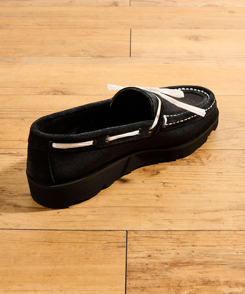 Tomo & Co(トモアンドシーオー)の「Tomo&Co トモアンドシーオー / CORDURA DYNEEMA MOCCASINS コーデュラナイロンダニーマモカシンシューズ / TMTK-ZAKI-0002(モカシン/デッキシューズ・メンズ・カーキ/ブラック・25cm/27cm/26cm)」の10枚目の写真